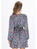 IZIA Dress in blue multicolor