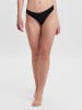 Vero Moda Ripp Slips 2-er Pack G-String Brazilian Tanga VMAGNES in Schwarz