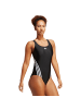 adidas Performance Schwimmanzug 3S SWIMSUIT in black-white