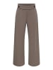 JDY Hose mit weitem Beinschnitt in Chocolate Brown Melange