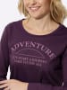 Sieh an! Sweatshirt in aubergine-violett