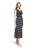 Betty Barclay Jerseykleid ohne Arm in Dunkelblau/Weiß