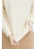 ICHI Strickpullover IHALPA LS2 - 20108043  Strickpullover mit U-Boot-Ausschnitt in Beige