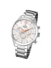 Festina Chronograph-Armbanduhr Festina Timeless Chronograph silber groß (ca. 43,5mm)