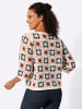 WITT WEIDEN Pullover in ecru-koralle-gemustert
