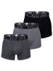 HOM Boxershort 3er Pack in Schwarz/Dunkelgrau/Hellgrau