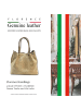 Florence Leder Handtasche, Umhängetasche Florence Tasche beige, taupe ca. 31cm