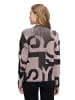 Betty Barclay Grobstrick-Pullover mit Jacquard in Patch Black/Rosé