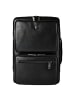Jekyll & Hide Business-Rucksack RFID Schutz Leder 43 cm Laptopfach black
