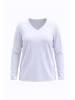Ulla Popken Shirt in schneeweiß