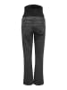 ONLY Jeans mit weitem Bein in Washed Black
