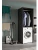 ebuy24 Waschmaschinenschrank Free Anthrazit 66 x 66 cm