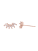 Steel_Art Ohrstecker Damen Tamara rose goldfarben in rosegoldfarben