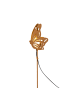 näve LED Solarleuchte "BUTTERFLY" in braun - (L)10 cm x (B)3 cm x (H)52 cm