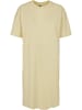 Urban Classics Urban Classics Damen Ladies Organic Oversized Slit Tee Dress in softyellow