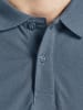 Jack & Jones Einfarbiges Polo Hemd Pique T-Shirt mit Kragen JJEBASIC in Grau