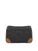 GianMarco Venturi Schultertasche in BLACK + BROWN