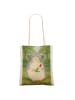 Mr. & Mrs. Panda Schultasche Chinchilla Blume Design ohne Spruch in Weiß