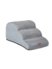 relaxdays Hundetreppe in Grau - (B)41 x (H)33 x (T)54 cm