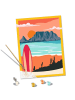 Ravensburger Malprodukte CreArt, Malen nach Zahlen Adults Premium - Sonnenuntergang am Strand CreArt Adults Trend Ab 12 Jahre in bunt