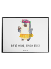 Mr. & Mrs. Panda Schreibtischunterlage Sommer Hippie mit Spruch in Weiß