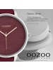 Oozoo Analog-Armbanduhr Oozoo Timepieces weinrot extra groß (ca. 48mm)