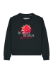wat? Apparel Sweatshirt Born to bloom in Schwarz