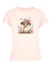 F4NT4STIC Box Tee Süßes Oster Küken mit Hut in pink