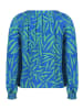 CARTOON Schlupfbluse mit Muster in Green/Blue