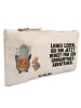 Mr. & Mrs. Panda Schminktasche Pinguin & Maus Wanderer mit Spruch in Weiß