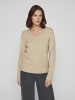 Vila Strickpullover in Natural Melange
