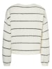 More & More Streifenpullover in knitted stripes offwhite black