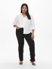ONLY Carmakoma Straight-Fit jeans in Black