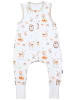 TupTam Babyschlafsack mit Beinen Unwattiert in weiß Modell 1