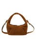 Les Visionnaires Greta Mini Essential Handtasche Leder 23 cm cognac