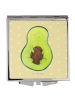Mr. & Mrs. Panda Schminkspiegel Avocado Kern ohne Spruch in Gelb Pastell
