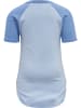 Hummel Druckknopf Strampler Raglanärmel Hmlaslan Jungen in SILVER LAKE BLUE