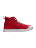 ethletic Canvas Sneaker Active Hi Cut in Cranberry Red | Just White