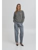 BALL Strickpullover BATARDELLI Loose fit in Medium Grey Melange