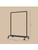 SONGMICS Kleiderständer Dalson in schwarz - (B)100 x (H)163 x (T)50 cm