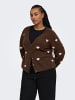 ONLY Carmakoma Strickjacke in Coffee Bean