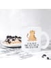 Mr. & Mrs. Panda Tee Tasse Einhorn Katze mit Spruch in Transparent
