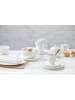 Ritzenhoff & Breker 6er Set Espressotassen mit Untertassen Skagen 90 ml in weiß