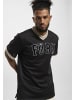 FUBU FUBU Herren FM231-002-2 FUBU Vintage Lacque Mesh Tee in black