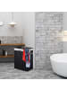 relaxdays 2 x Wäschekorb in Braun - (B)55 x (H)63 x (T)35 cm