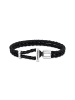 Thomas Sabo Lederarmband Doppelt In Schwarz in silber, schwarz