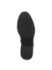 Ital-Design Stiefelette in Weinrot