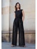 Vera Mont Jumpsuit im Glitzer-Look in Schwarz/Schwarz