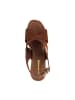 Les Tropéziennes par M Belarbi Les Penn – Ledersandalen mit Absatz Braun