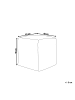 Beliani Pouf HIRRI in Grau/Beige - (W) 40 x (H) 40 x (L) 40 cm